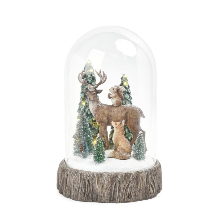 CAMPANA VETRO HARBY RENNA CON LED H.35,6
